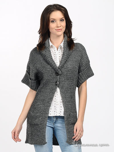 Кардиган Alpha Moda, цвет цвет серый