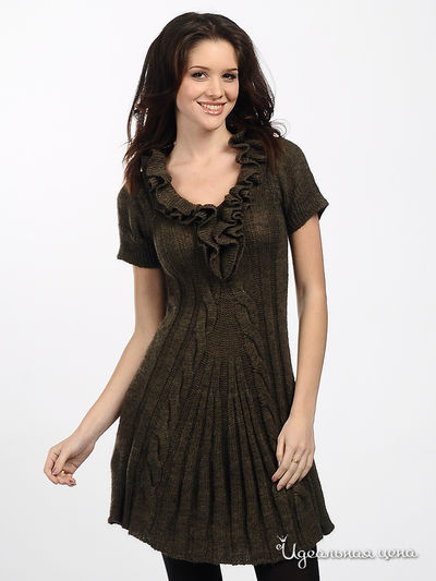 Платье Alpha Moda, цвет цвет табачный