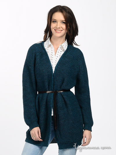 Кардиган Alpha Moda, цвет цвет берлинская лазурь