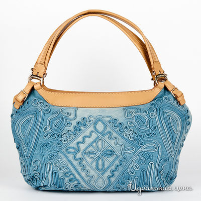 Сумка Moschino аксессуары, цвет цвет голубой