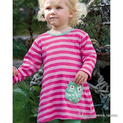 Платье-туника Frugi, цвет цвет розовый