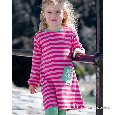 Платье-туника Frugi, цвет цвет розовый