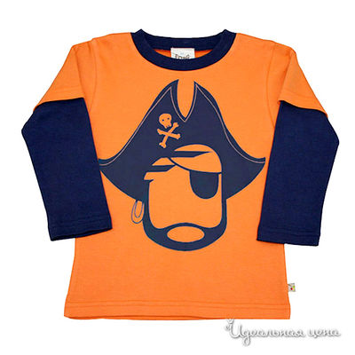 Лонгслив Frugi, цвет цвет темно-оранжевый