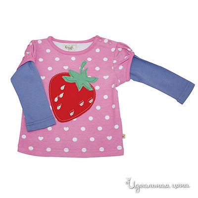 Лонгслив Frugi, цвет цвет розовый