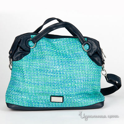 Сумка Moschino аксессуары, цвет цвет бирюзовый