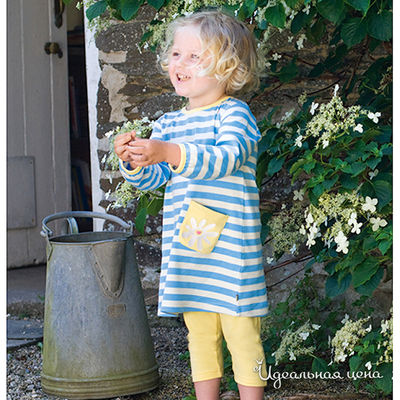 Платье Frugi, цвет цвет голубой