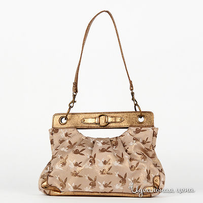 Сумка Moschino аксессуары, цвет цвет бронза