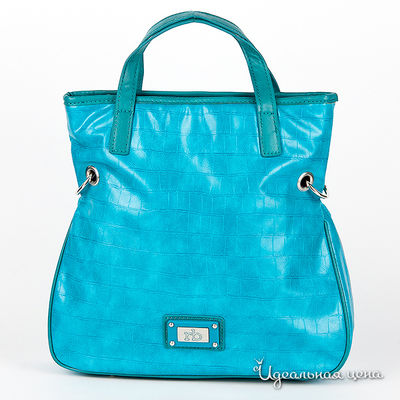 Сумка Moschino аксессуары, цвет цвет бирюзовый