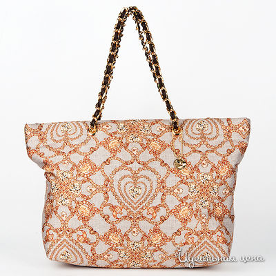 Сумка Moschino аксессуары, цвет цвет бежевый