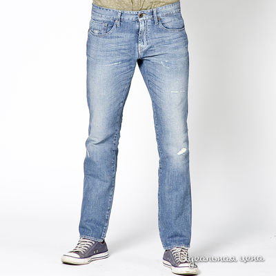 Джинсы Guess, цвет цвет голубой