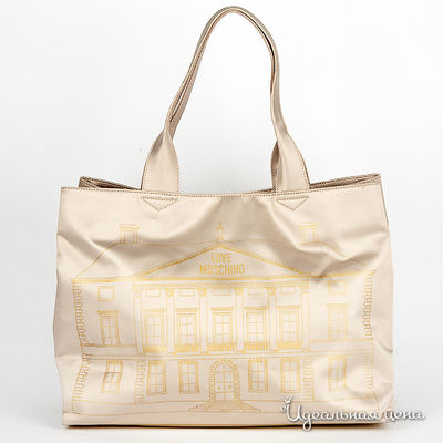 Сумка Moschino аксессуары, цвет цвет бежевый