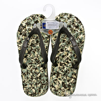 Шлепанцы De Fonseca май, цвет цвет зеленый / черный