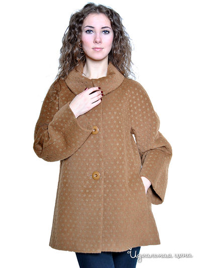 Полупальто Kroyyork, цвет цвет коричневый