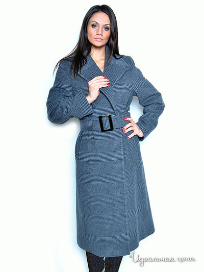 пальто Kroyyork, цвет принт клетка