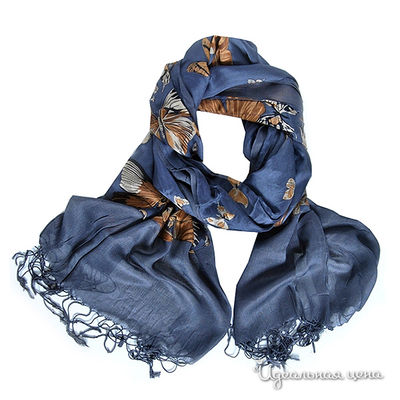 Шарф Farfalla Seta, цвет цвет голубой