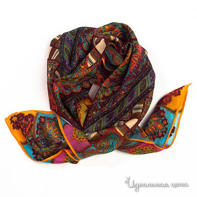 Платок Farfalla Seta, цвет цвет оранжевый