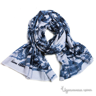 Шарф Farfalla Seta, цвет цвет голубой / синий
