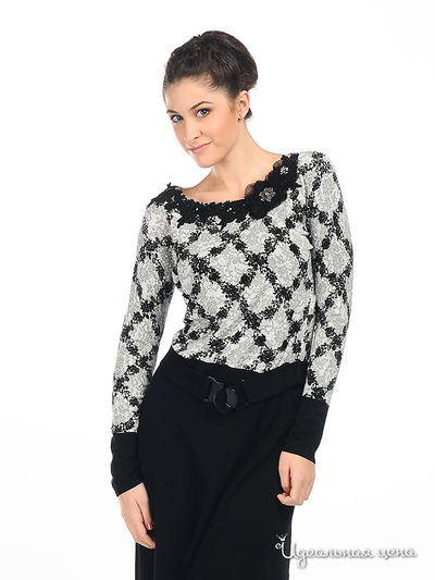 Платье Angellik, цвет цвет черный / серый / белый