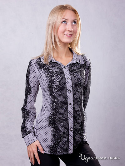 Блузка Wisell, цвет цвет серый