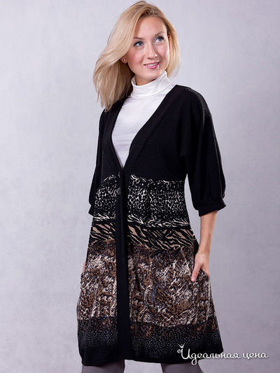 Блузка Wisell, цвет цвет черный