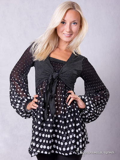 Блузка Wisell, цвет цвет серый