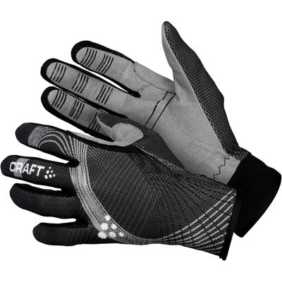 перчатки Craft, цвет цвет черный / серый