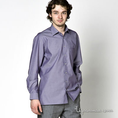 Рубашка Olimp, цвет цвет васильковый