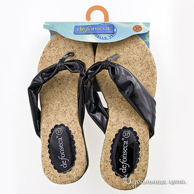 Шлепанцы De Fonseca май, цвет цвет черный