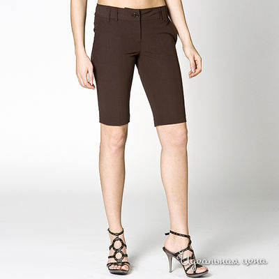 Шорты NafNaf, цвет цвет коричневый