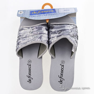 Шлепанцы De Fonseca май, цвет цвет светло-серый