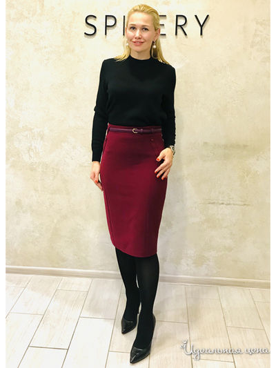 Юбка SPICERY, цвет вишневый