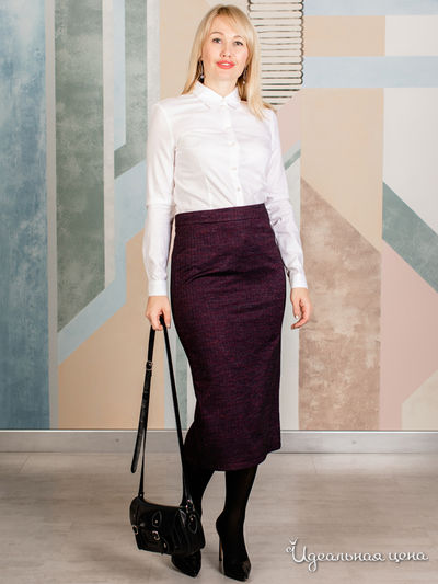 Юбка SPICERY, цвет бордовый