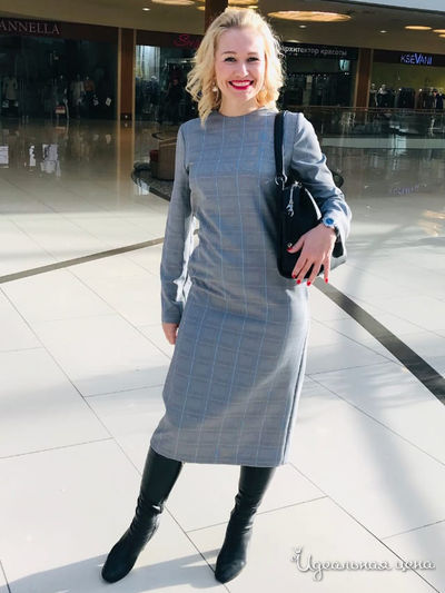 Платье SPICERY, цвет серый