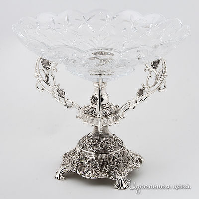 Ваза Rosenberg, цвет цвет серебро