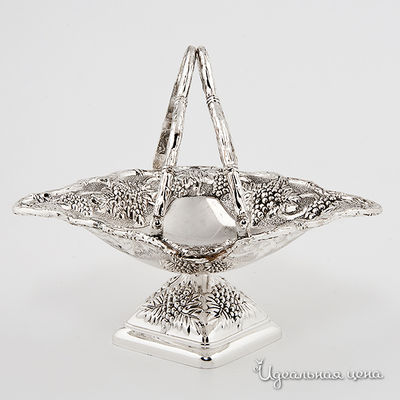 Ваза Rosenberg, цвет цвет серебро