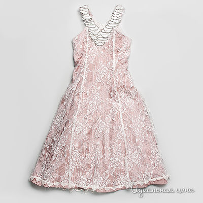 Платье VIDay Collection, цвет цвет белый / розовый