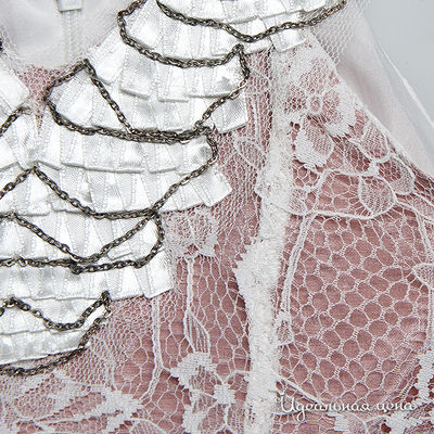 Платье VIDay Collection для девочки, цвет белый / розовый