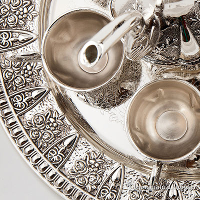 Набор кофейный Rosenberg Silver, цвет серебро