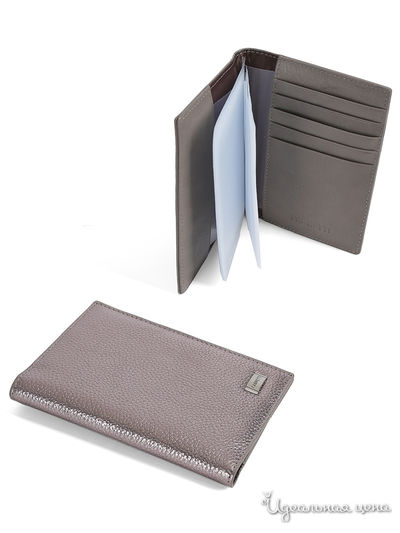 Обложка для документов FABRETTI, цвет бронзовый