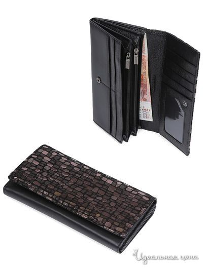 Кошелек FABRETTI, цвет бронзовый