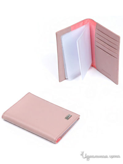 Обложка для документов FABRETTI, цвет розовый