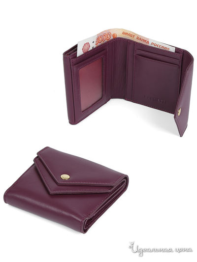 Кошелек FABRETTI, цвет темно-фиолетовый