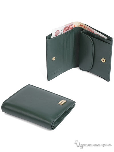 Кошелек FABRETTI, цвет темно-зеленый