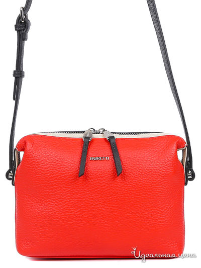 Сумка FABRETTI, цвет красный, бежевый, голубой