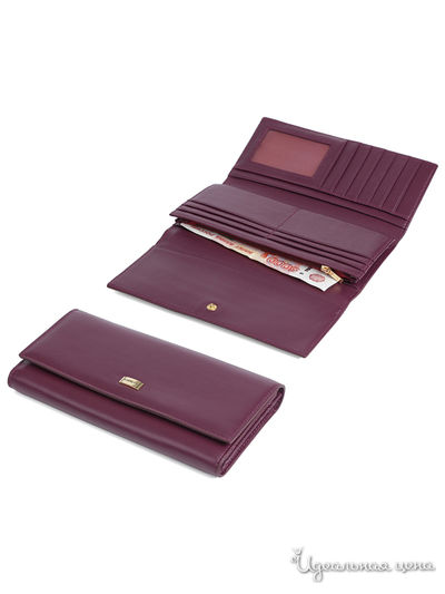 Кошелек FABRETTI, цвет темно-фиолетовый