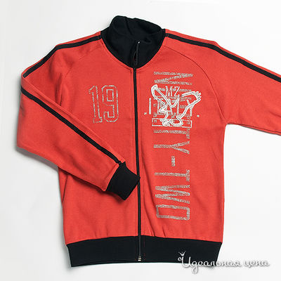 Толстовка Monza, цвет цвет красно-оранжевый / черный