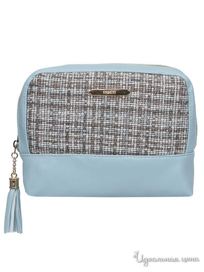 Косметичка FABRETTI, цвет голубой