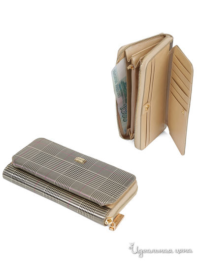 Кошелек FABRETTI, цвет золотой