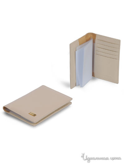 Обложка для документов FABRETTI, цвет бежевый