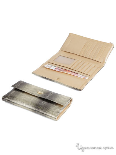 Кошелек FABRETTI, цвет золотой